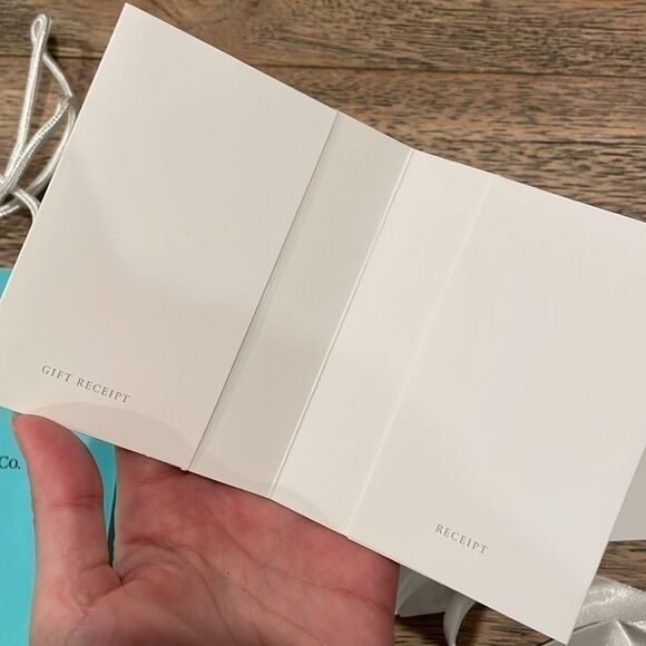 Tiffany’s & Co Box, Bag, Ribbon, Receipt Holder - Picture 4 of 4